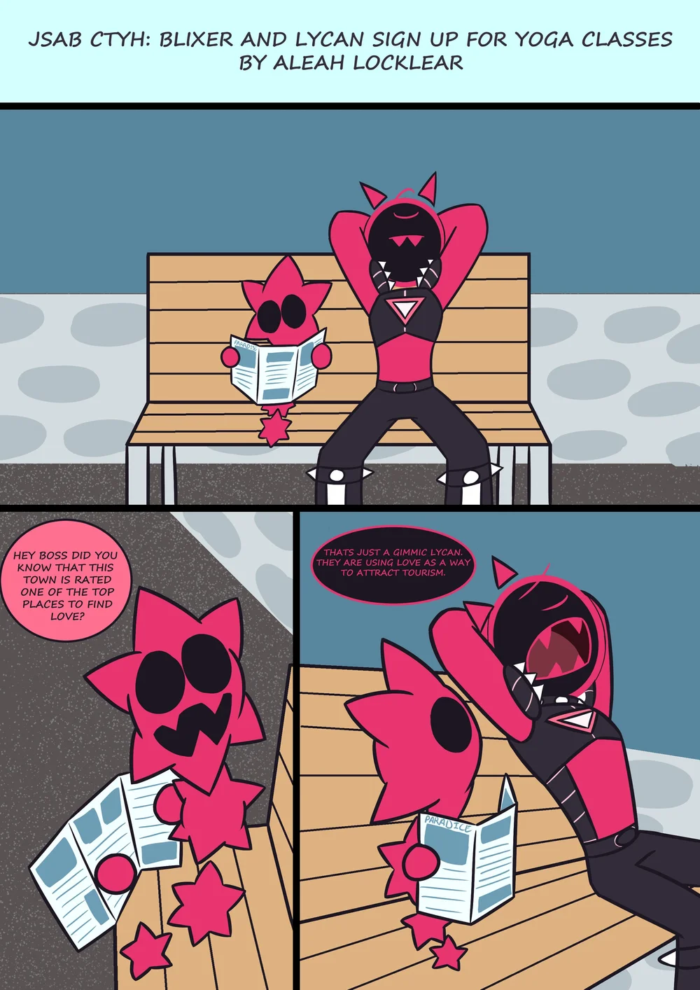 Blixer and Lycan Sign up for Yoga Classes — AfrothunderXX96