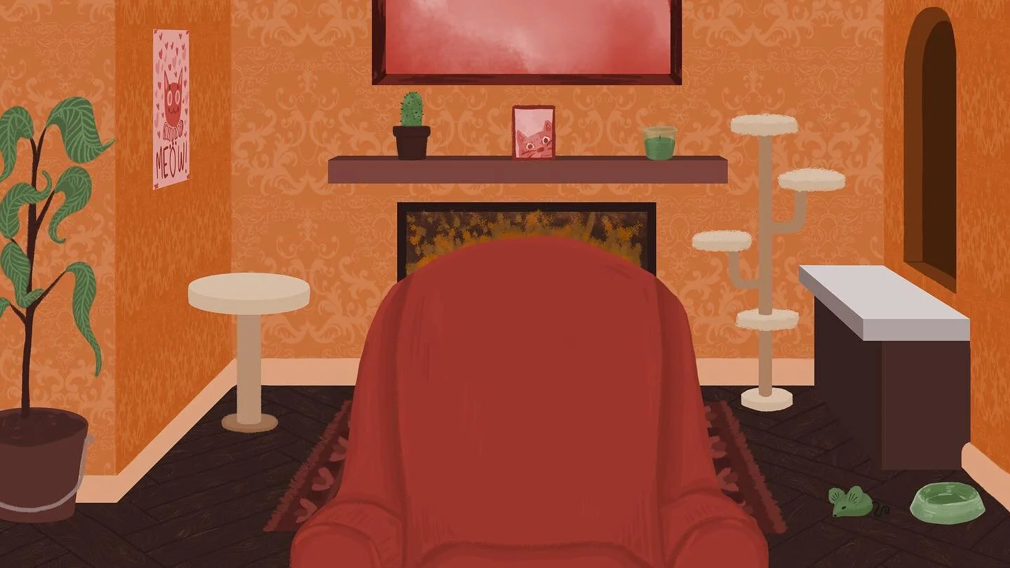 backgrounds i did for my second module film