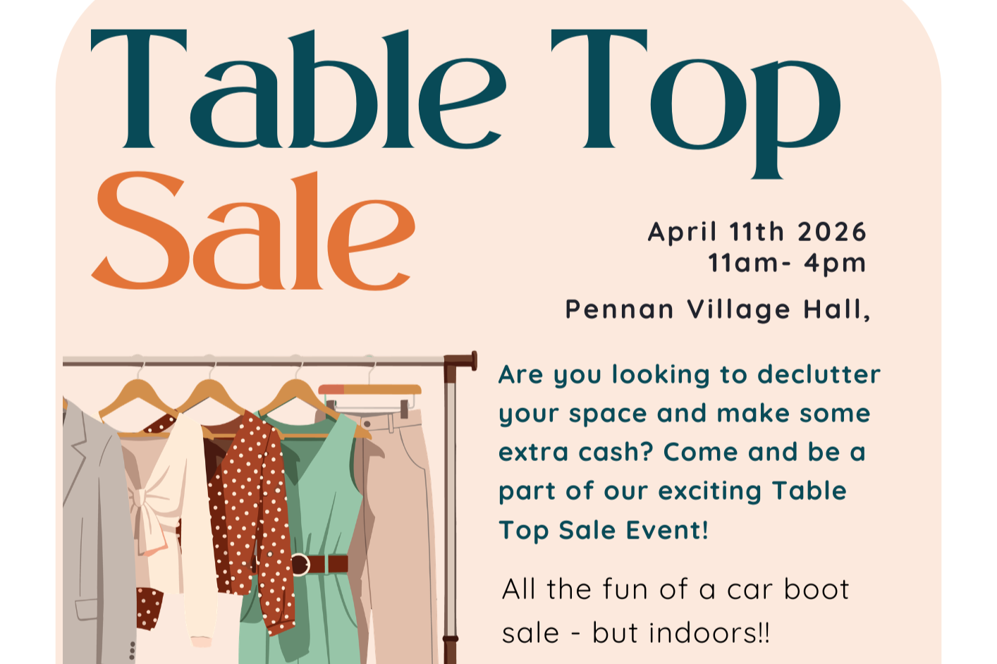 Table Top Sale
