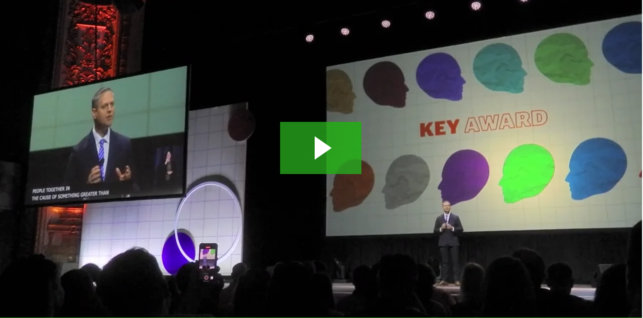 Gabriel Eckert Honored with Key Award, Foundation Tribute