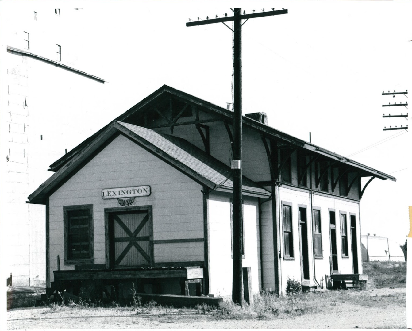 Train Depot 600 West Main Street, Lexington, Illinois, circa 1980s