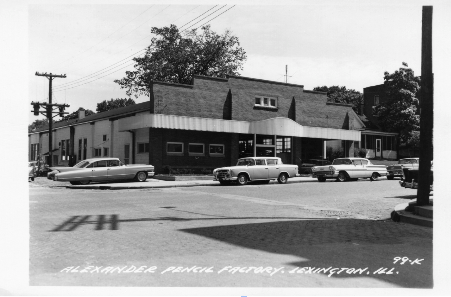 The Alexander Pencil Factory postcard, 1960s source: Facebook