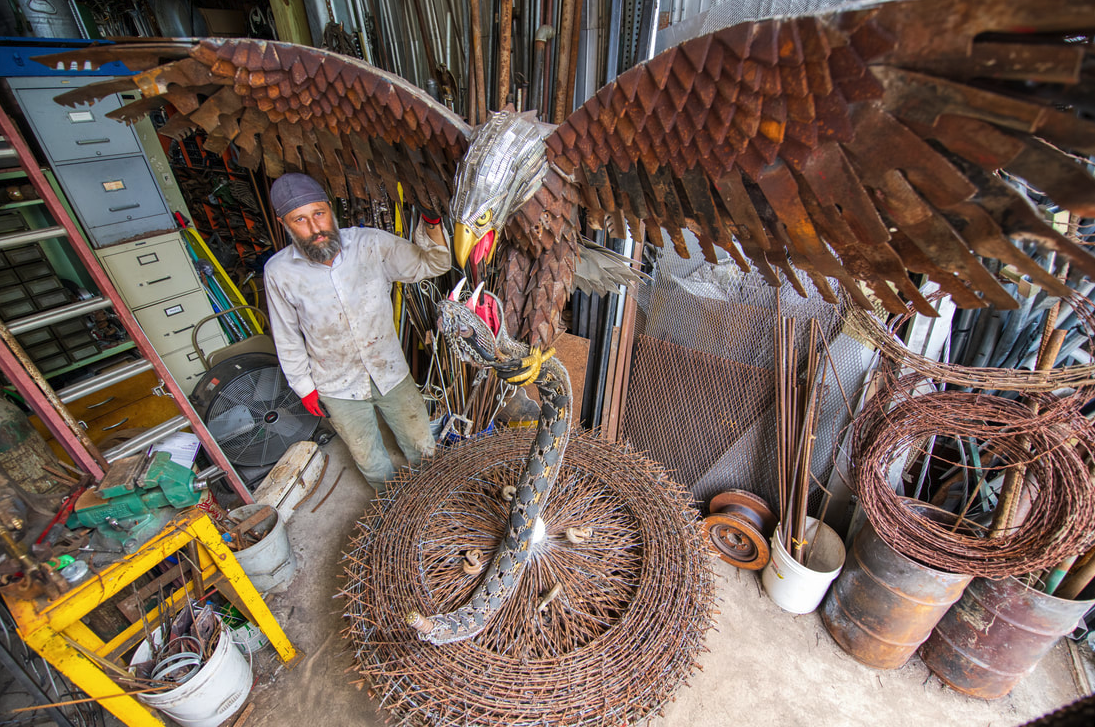 The Elephant and the Eagle: Kasey Wells and the Industry of Art