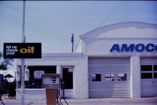 (Fasking Amoco, circa 1976, Source: Fasking family photo)