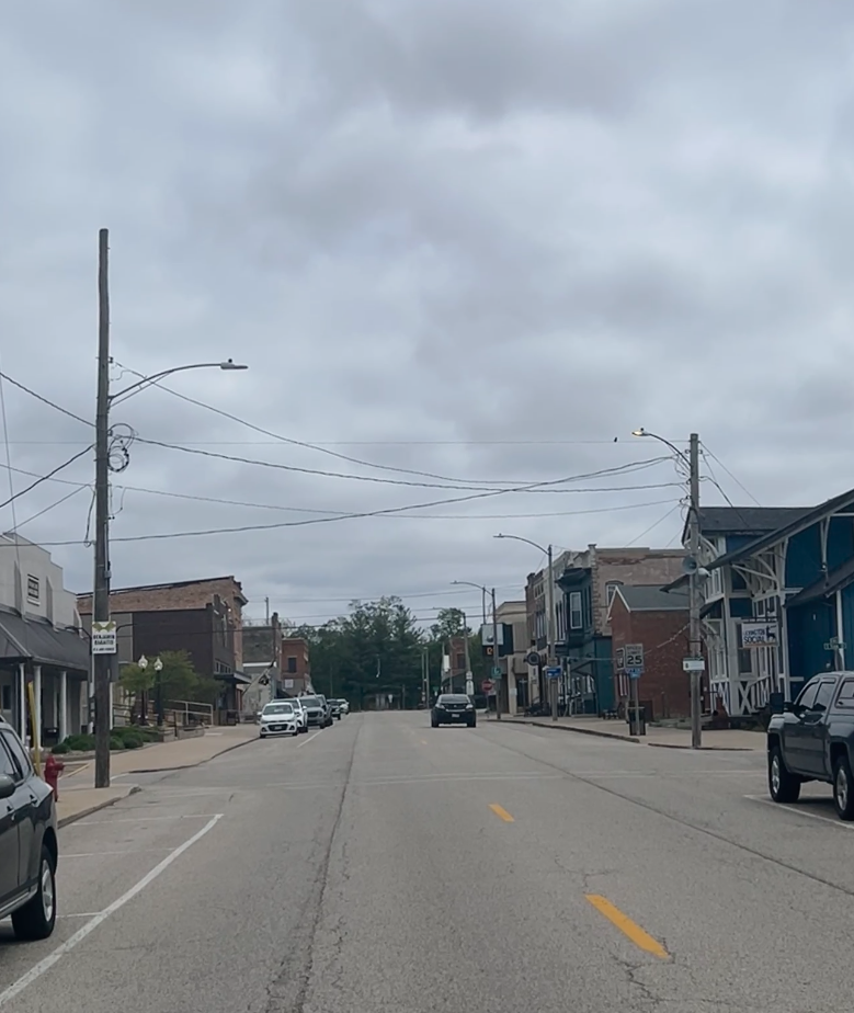 Main Street Facing East, Circa: April 2026, Source: Nicholas Rynerson