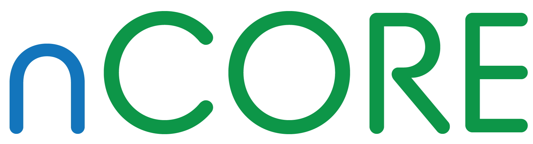 The word 'NCORE' stylized in blue and green letters.