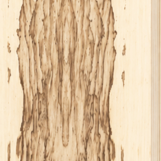 MIMIX Chen Chen finish swatch showing a light figured wood texture with dramatic vertical grain.