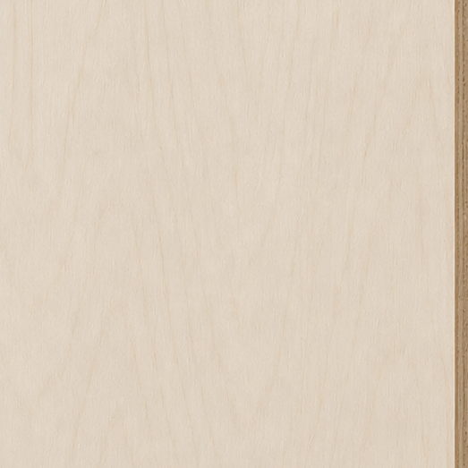 MIMIX White Washed Birch finish swatch showing a pale white washed birch woodgrain texture.