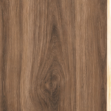 MIMIX Aged Walnut finish swatch showing a warm walnut woodgrain texture.