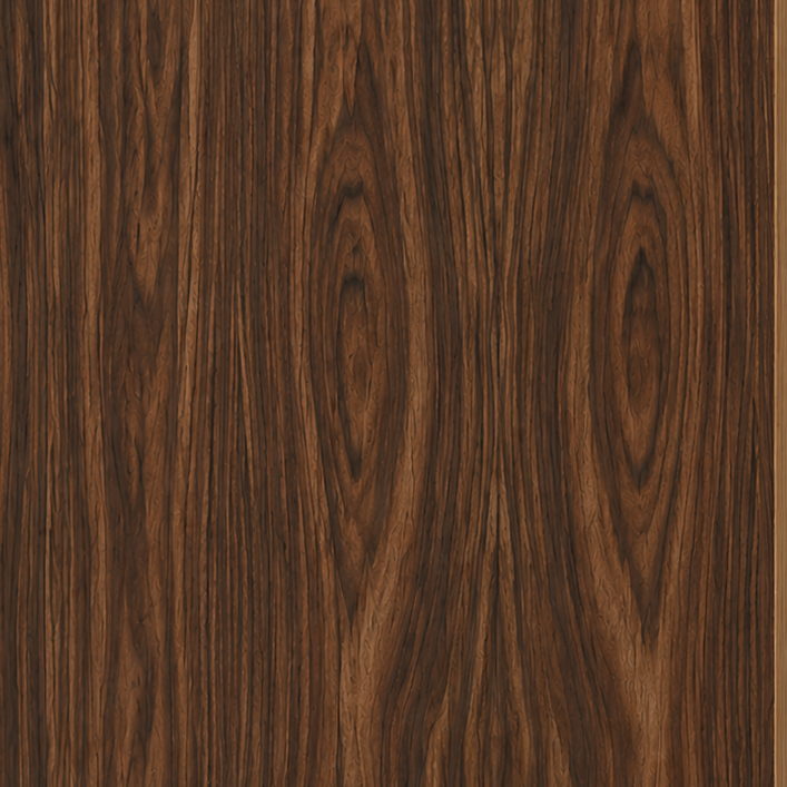 MIMIX Santos Rosewood finish swatch showing a rich brown rosewood woodgrain texture.
