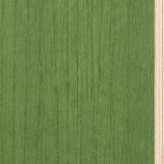 MIMIX Glenngary Green finish swatch showing a green stained woodgrain texture.