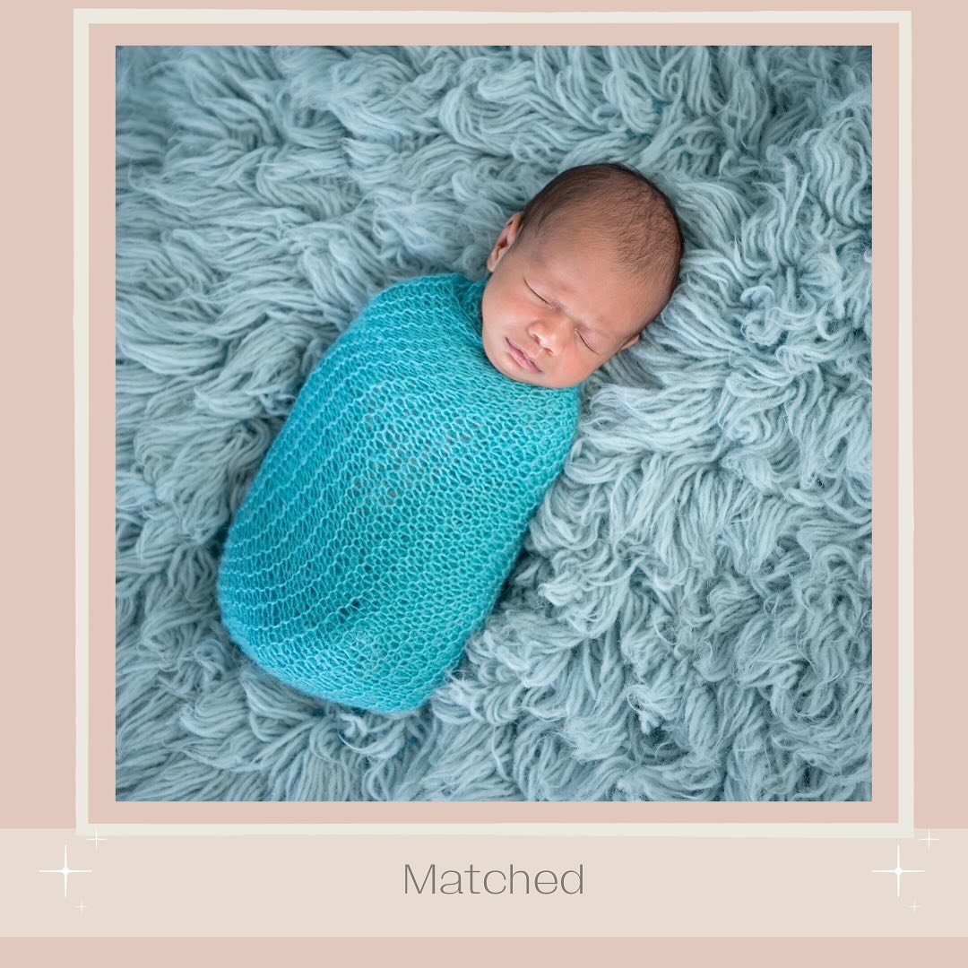 It&rsquo;s a match!🩵

We are overjoyed to share that the B family has matched with an expectant mom who is due with a boy in just a few short weeks! 

They were officially home study approved in July of 2024 and matched in just 11 months &mdash; a b