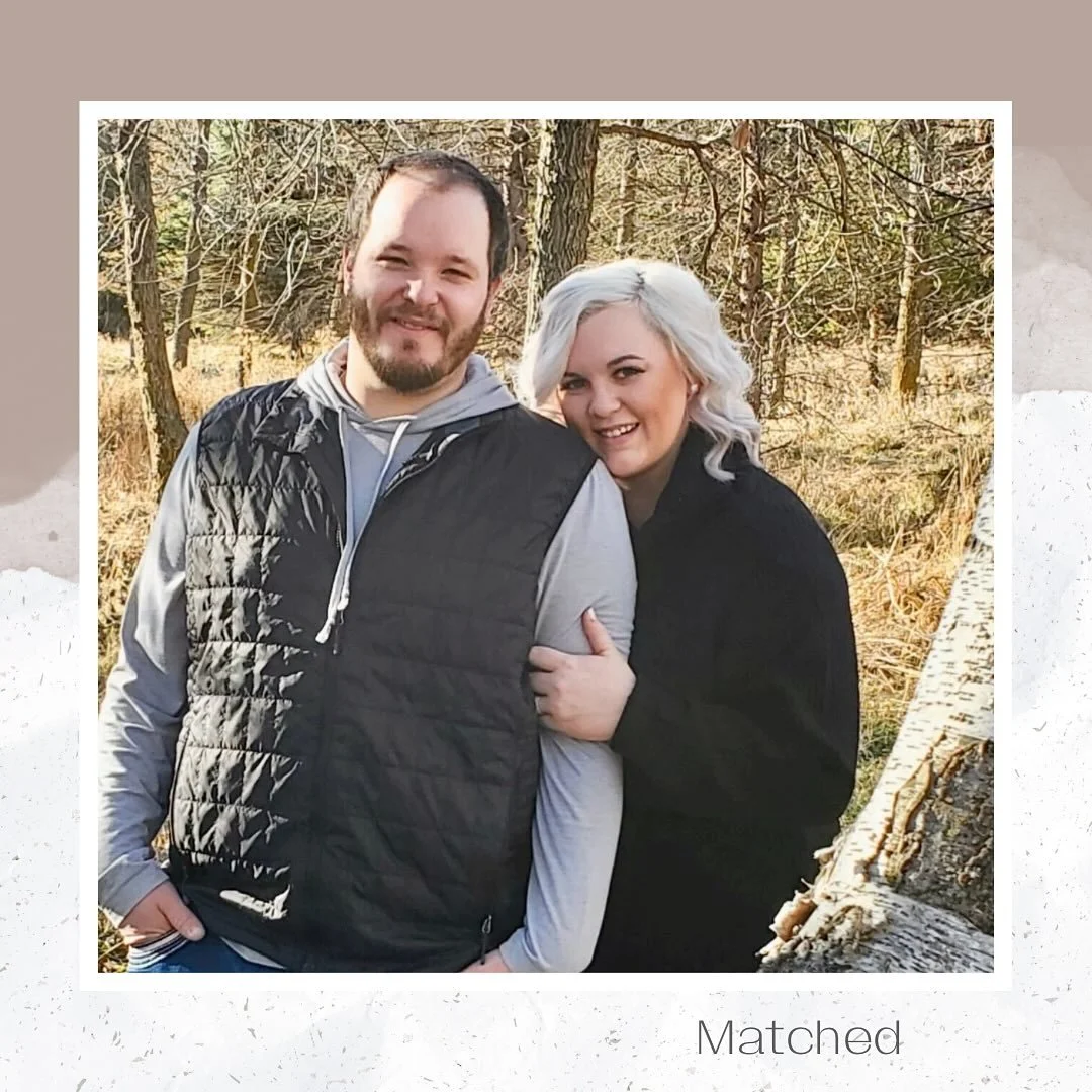 It&rsquo;s a match!🤍

We are so excited for Molly &amp; Anthony on being chosen by a birth mom. This wonderful couple was home study approved a year ago and just added Hello Baby to their journey at the start of this month. 

They already met their 
