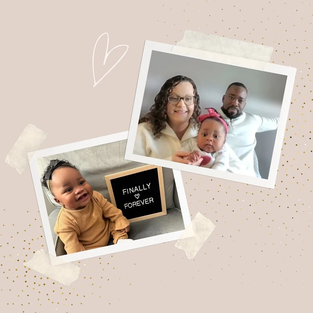 ✨ It&rsquo;s Official! ✨

Forever has finally arrived for this beautiful family. Congratulations to Jaleel &amp; Lindsey on the finalization of Hello Baby Jayda&rsquo;s adoption!

We&rsquo;re honored that our cofounder Amy was able to share in such a