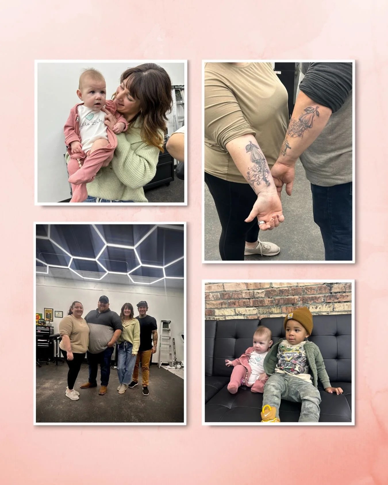 Our consultant Alex recently had the sweetest visit with Hello Baby Reagan Alex and her parents. They stopped by Alex&rsquo;s husband&rsquo;s tattoo studio for a very special piece &mdash; Jellyfish Pear.

While Reagan awaited her parents&rsquo; arri