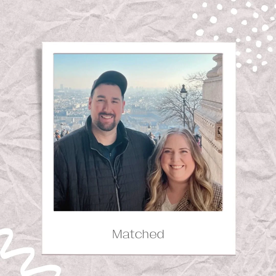 It&rsquo;s a match! 💕

Congratulations to Andrew and Cassie, who were recently chosen by an expectant mom due this spring. They&rsquo;ve already shared a couple of meaningful calls and received several ultrasound photos making this season even more 