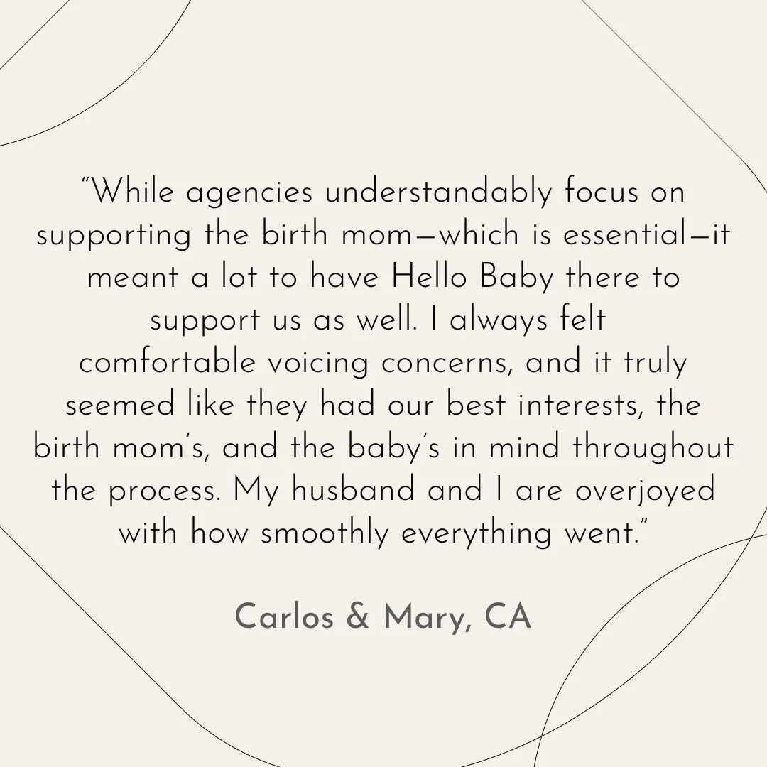 Carlos &amp; Mary placed with their son just 7 months after completing their home study!✨

&ldquo;Our consultant, Jessica, was incredibly thorough and brought valuable experience with adoptions across various states. She was also wonderfully patient