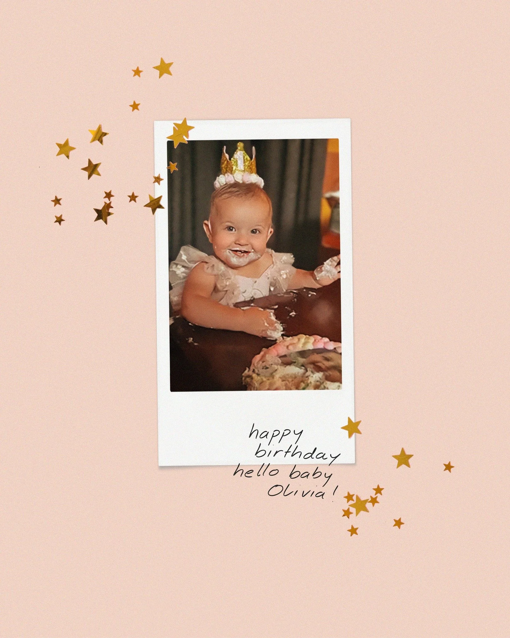Olivia's 1st birthday was a smashing success.