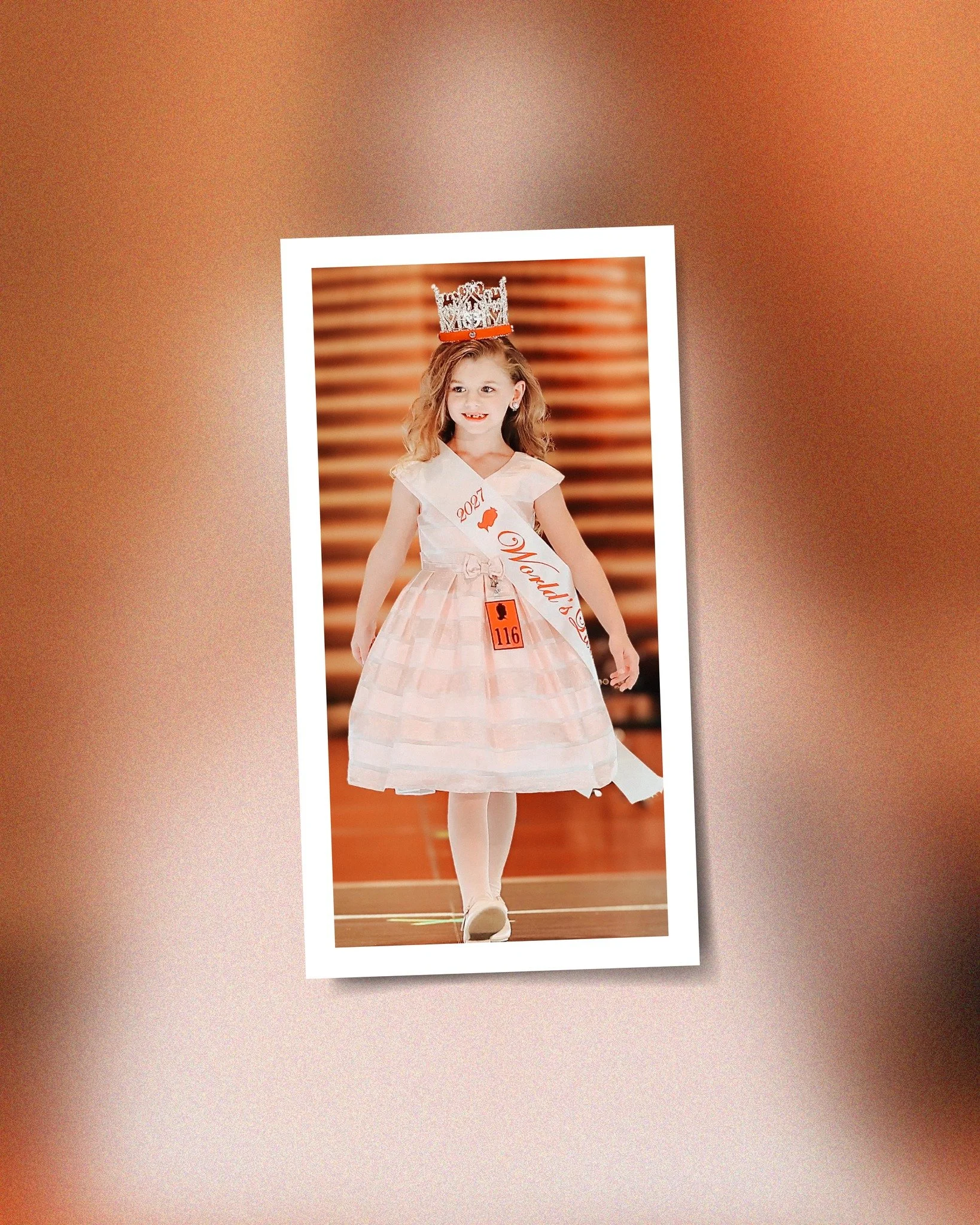 A very proud dad update.

Hello Baby Anya had quite the summer, winning three world titles at Our Little Miss! Richard and Walter sent us this photo of their girl, and we couldn't resist sharing her big moment.

Congratulations, Anya!