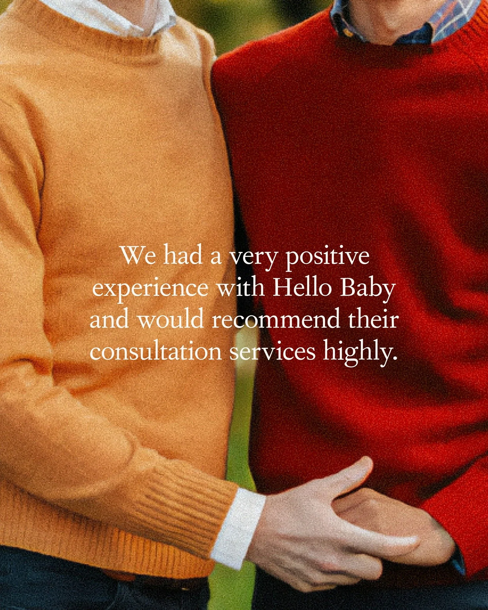 A little love for our team from one of our sweet Hello Baby families. 🧡❤️