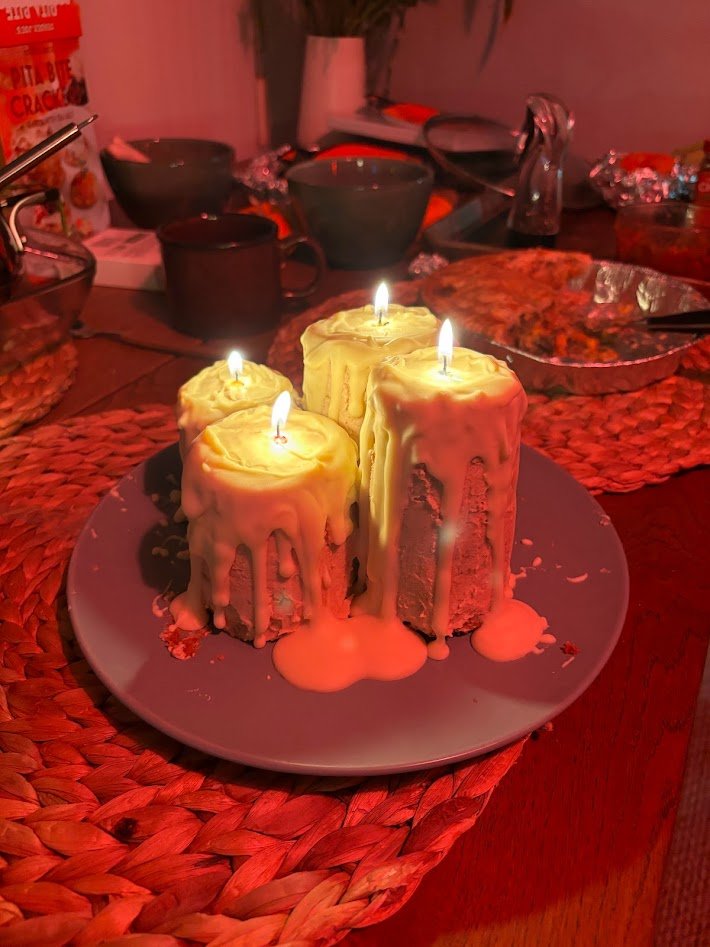halloween candle cakes