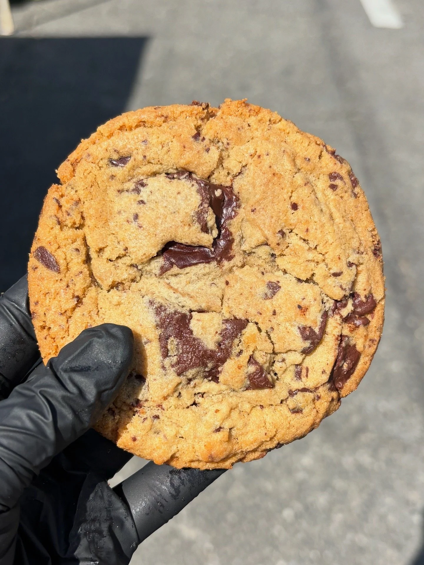 chocolate malted chip cookie
