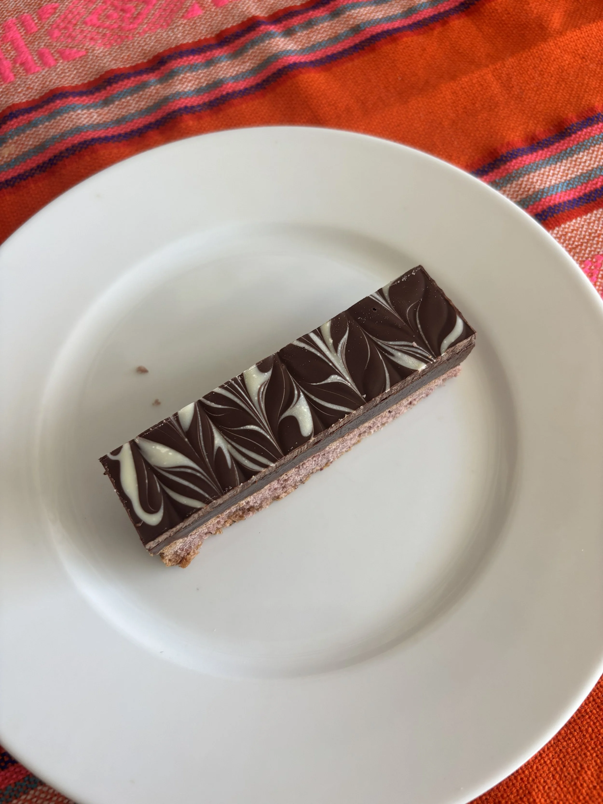 blackberry millionaire shortbread