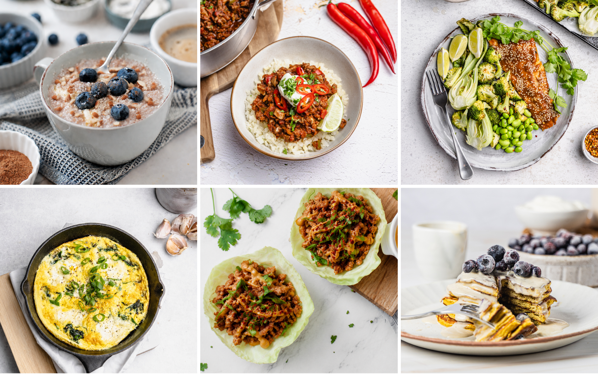 Meals eaten on the Health with Bec programs