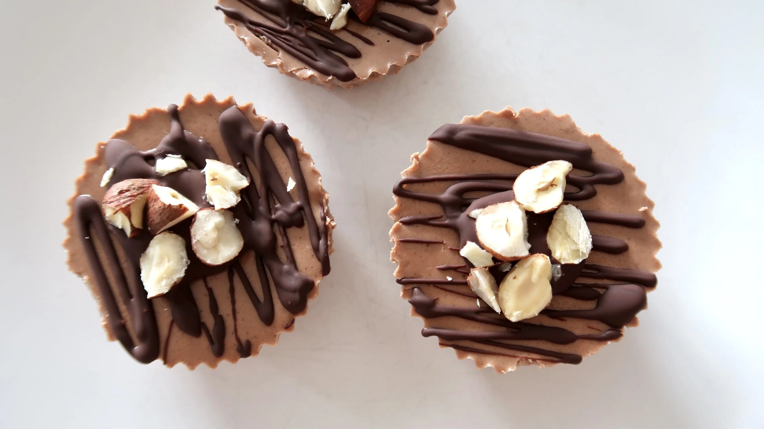 Mini Choc Hazelnut Cheesecakes