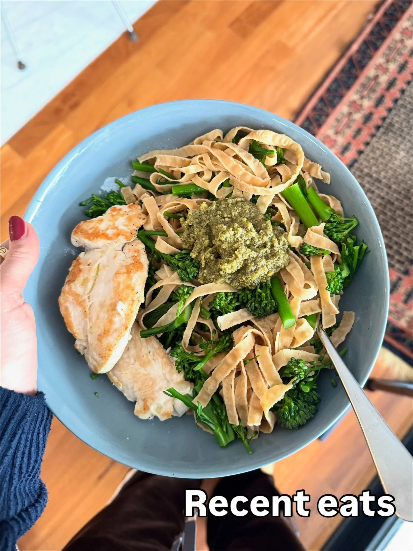 Recent eats 🥗

Strength &amp; optimal gut health are always on my mind when I build a plate or eat out. I&rsquo;m also currently cooking double the dinner or heaps of extra chicken tenders to use for lunch or dins the next day. And, happily eat lots