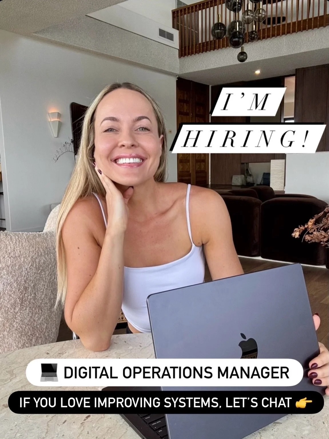 I&rsquo;m hiring!!🥳

I&rsquo;m looking for a super experienced Digital Operations Manager to join the Health with Bec team. 💚

This role is perfect for someone who loves improving systems, building efficient workflows and helping fast-growing onlin