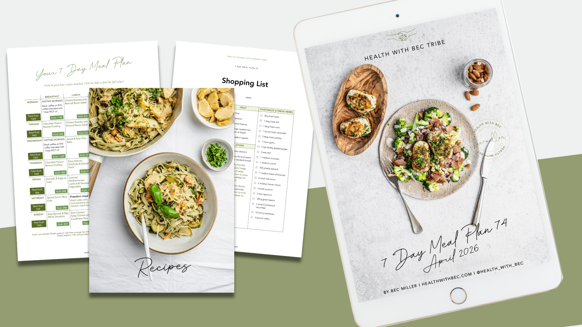 Meal Plan 74 Meal Plan and Shopping List