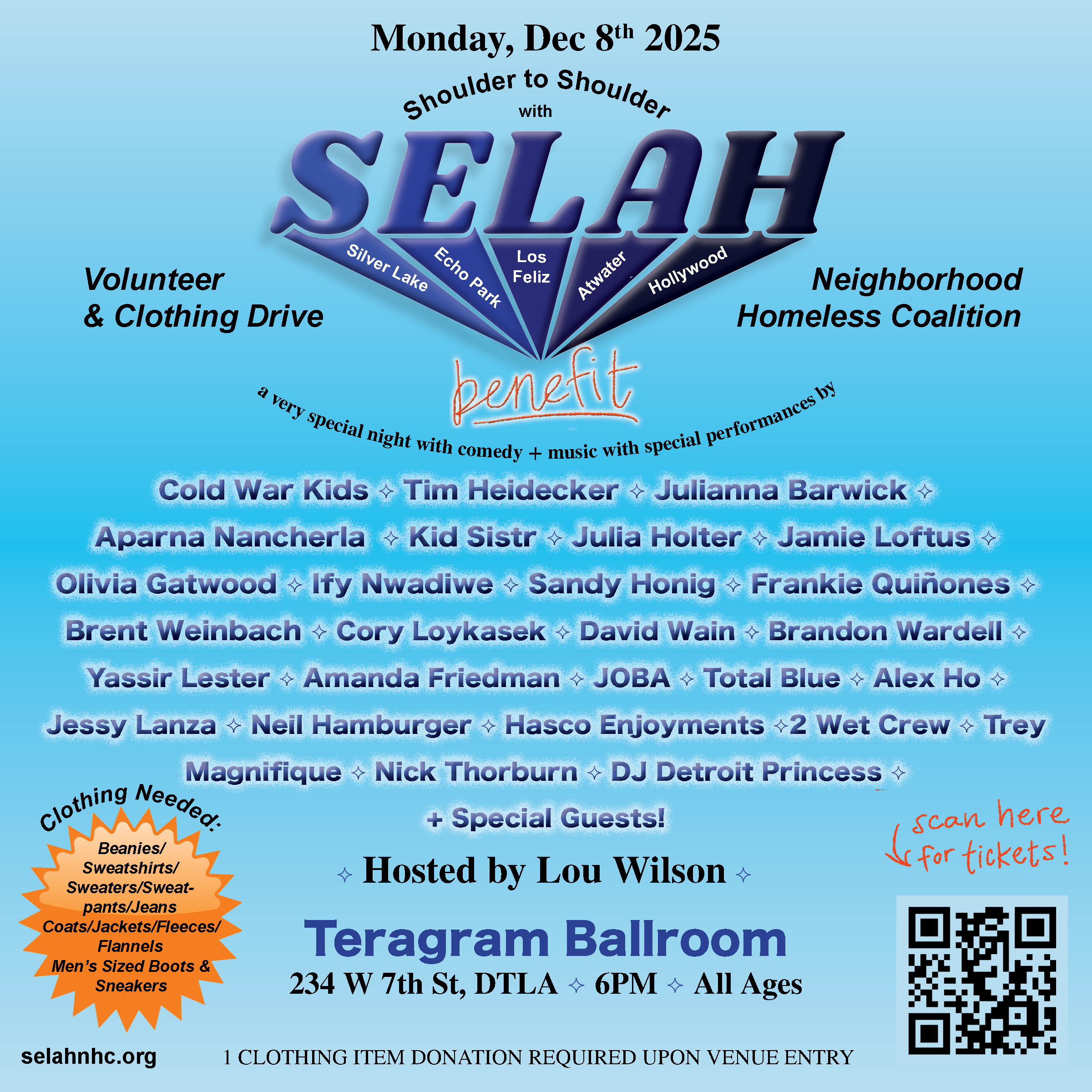 Shoulder to Shoulder: A Benefit Show!