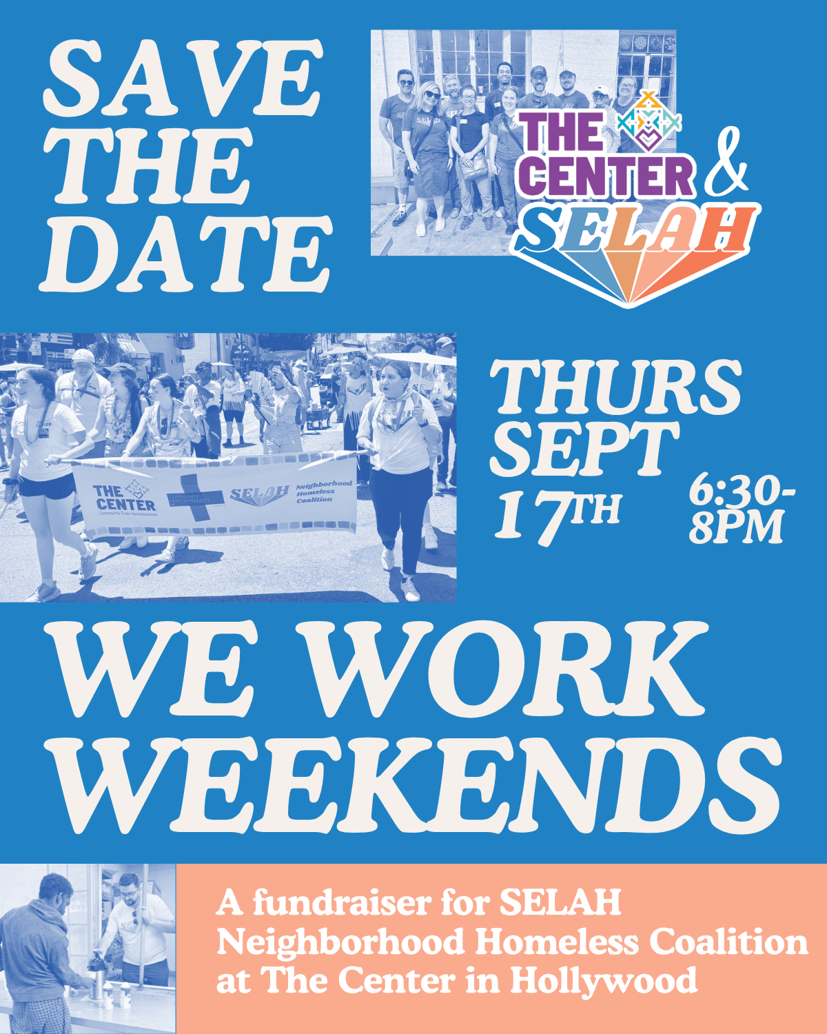 Save the Date: We Work Weekends Sept 17, 2026