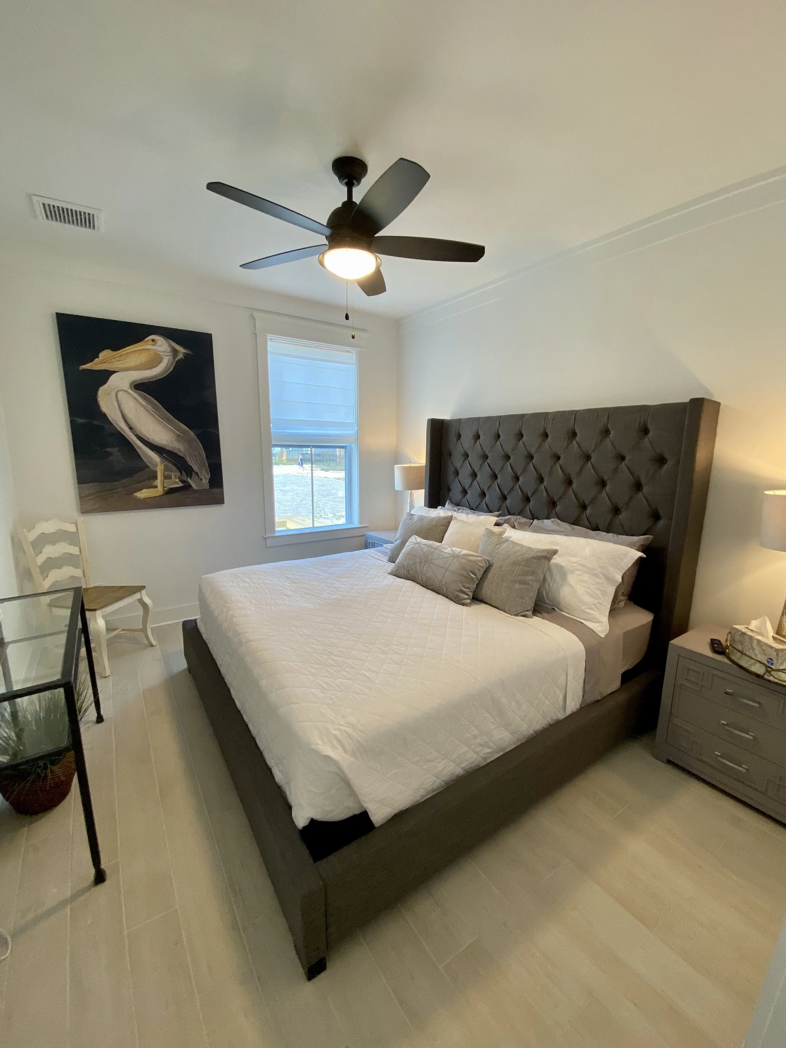 First floor King bedroom