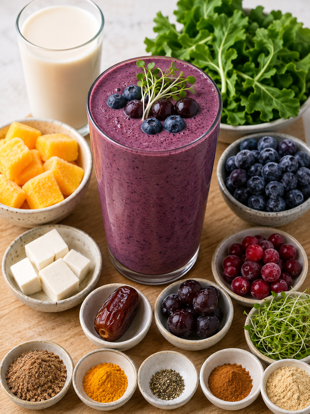 Cancer Fighting Foods Smoothie: A Nutrient-Packed Plant-Based Smoothie