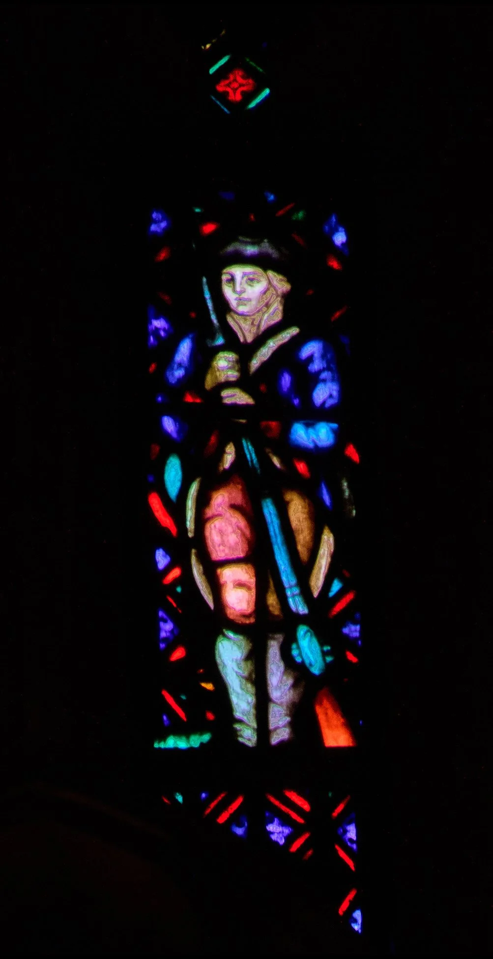 Tracery Glass 1 (Panel) Continental Soldier