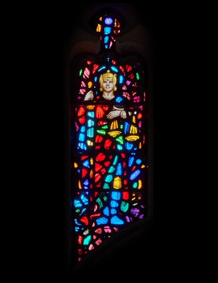 Tracery Glass 5 (Panel) Archangel Michael