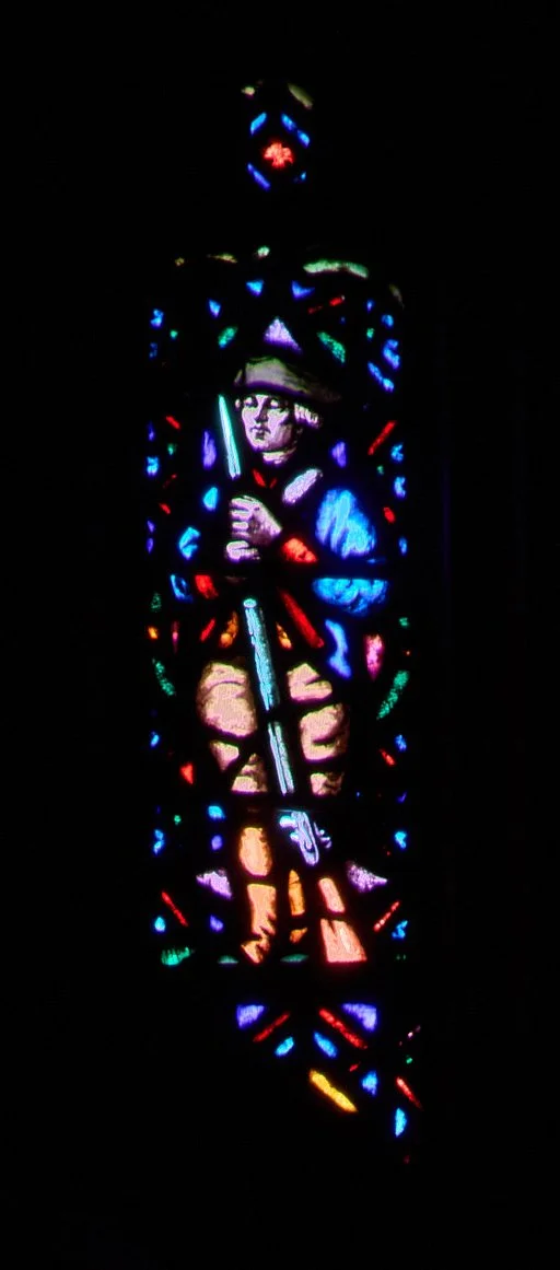 Tracery Glass 1 (Panel) Continental Soldier