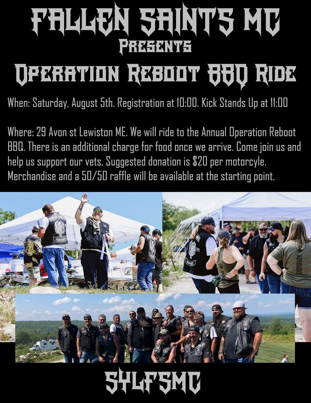 Fallen Saints ORO BBQ Ride