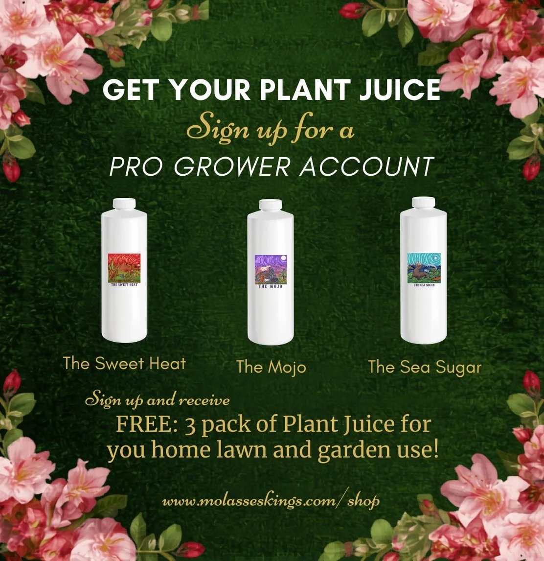 The most watched turf in the world is on display today. 🌿

You already know what goes into conditions like that. The prep. The inputs. The standard.

Set up your Pro Grower Account and get a FREE 3-pack of Plant Juice on us. 👑
With your Pro Account