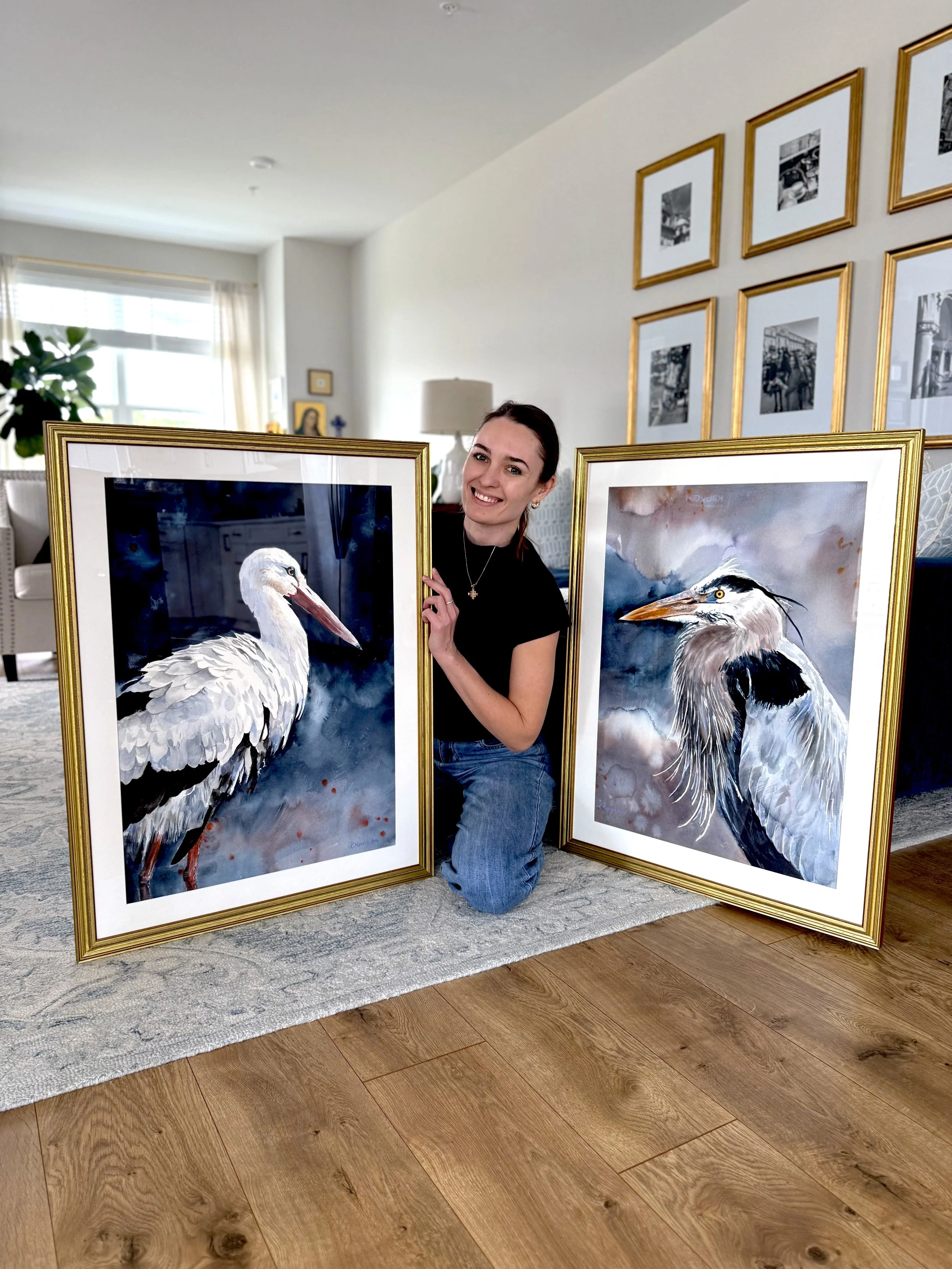 Laura with Birds.JPG