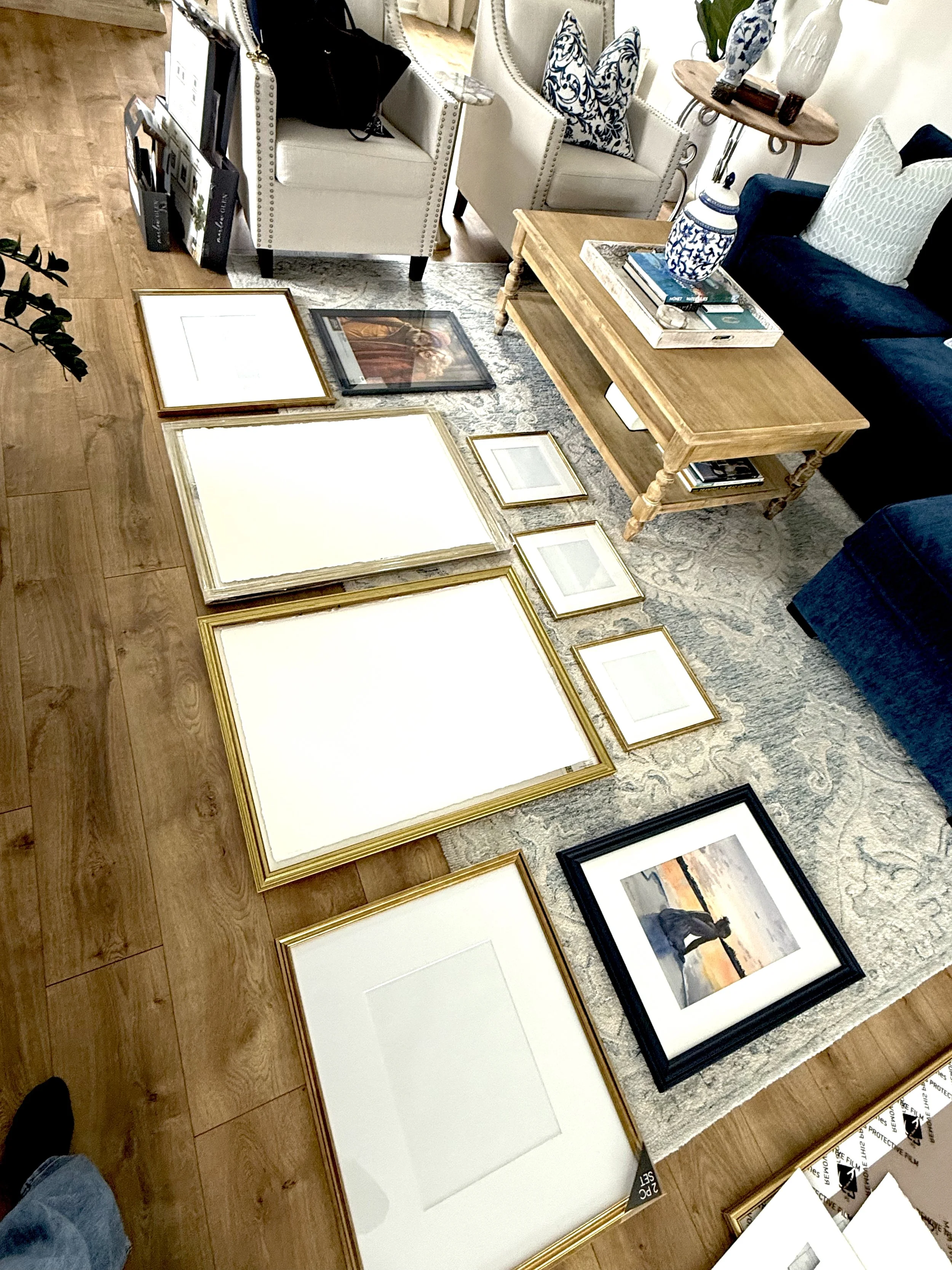 Frames on floor.JPG