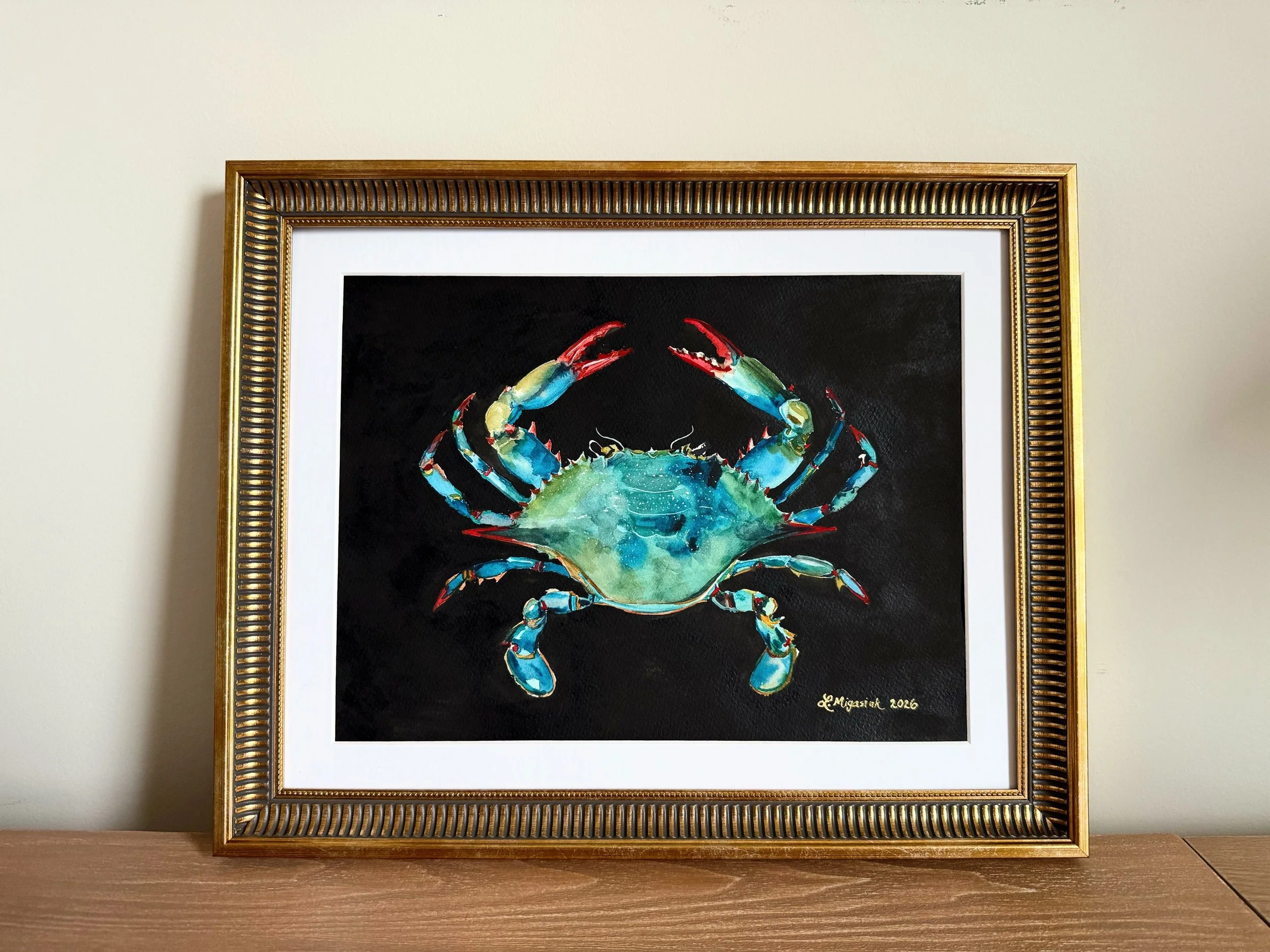 Blue on Black framed.jpeg