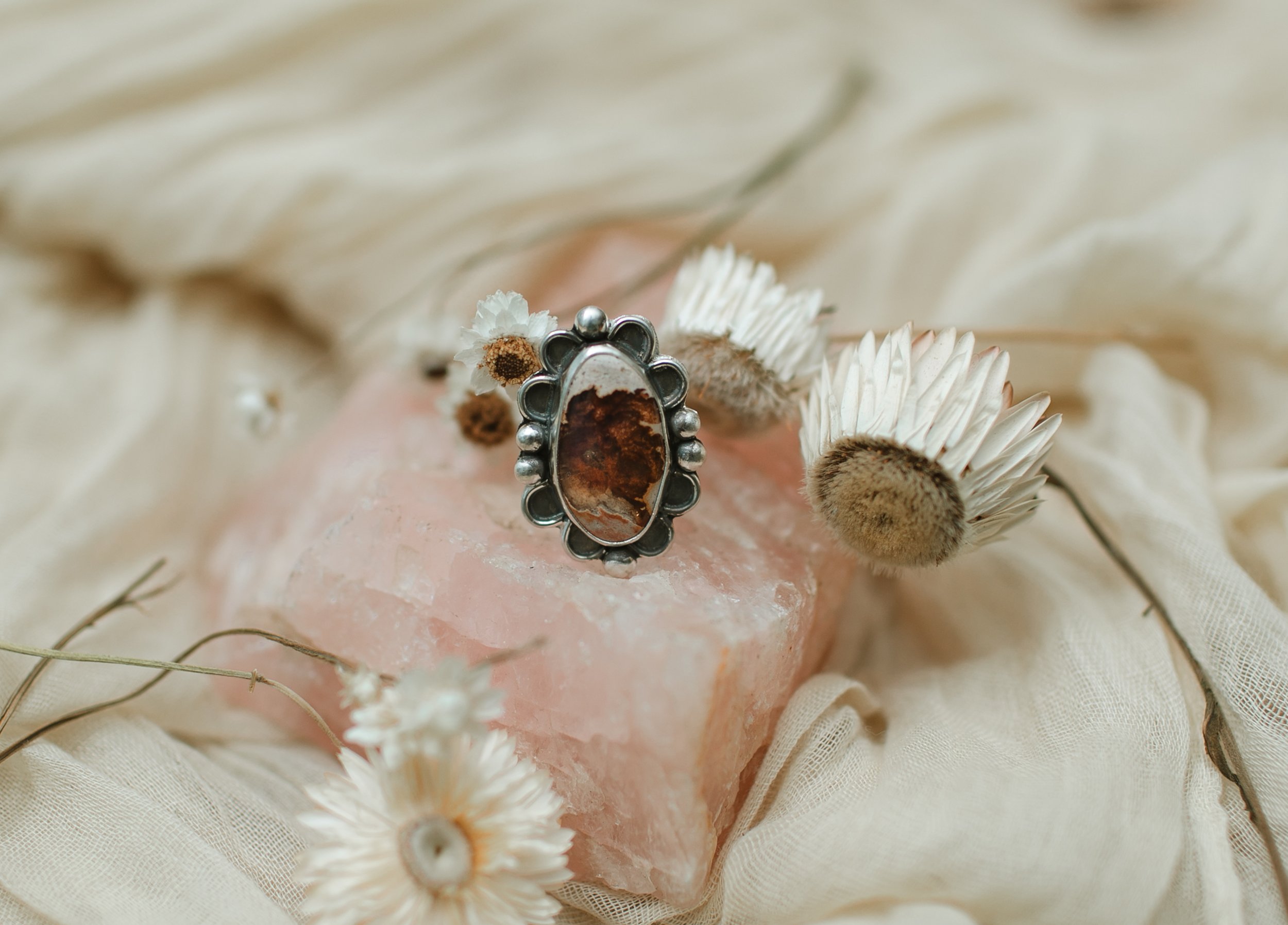 Statement Fire Opal Ring