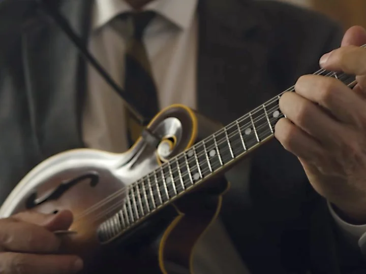 mandolin at blue ridge mountains wedding