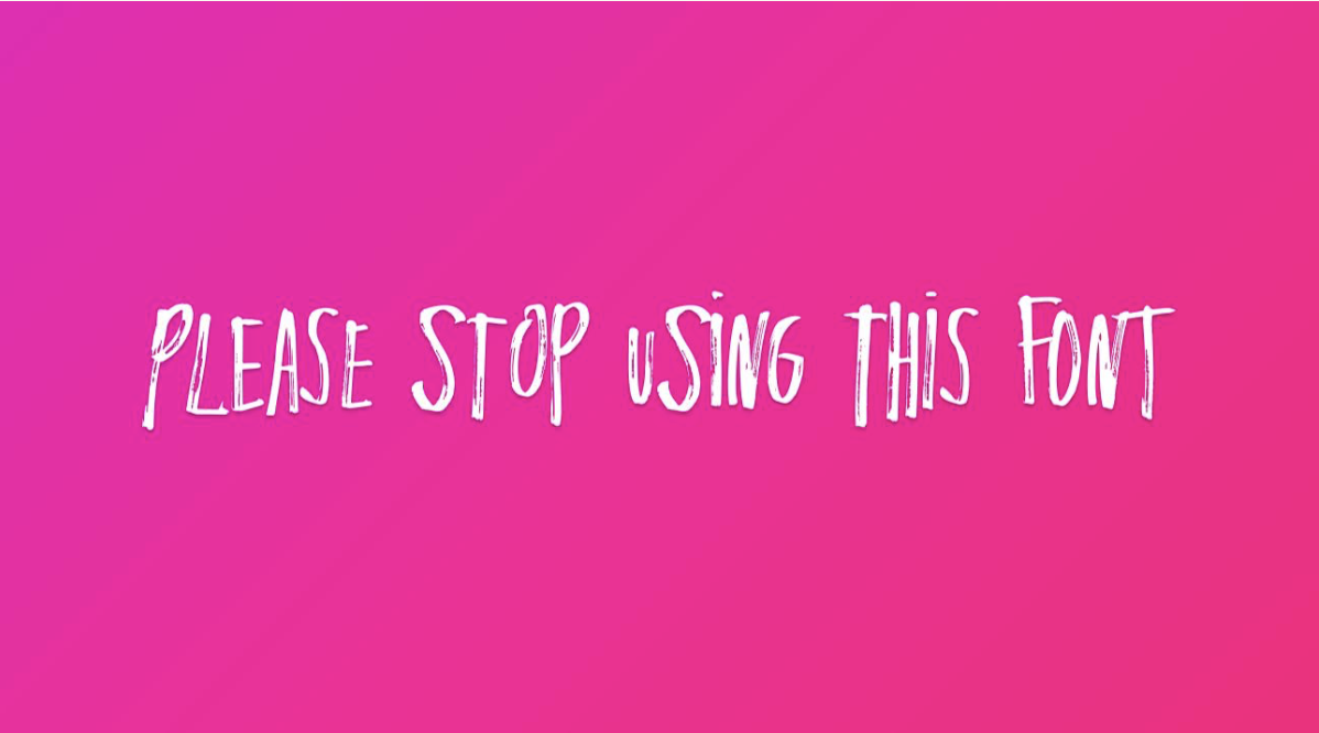CHEERS TO…INSTAGRAM’S font ‘Rosalia’