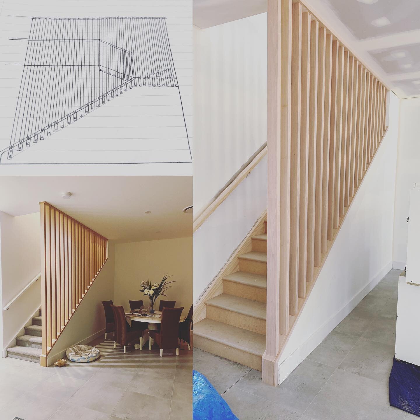 Concept to completion #stairs #tasmanianoak #feature #asona #asonaconstructions #firstbuild #kingscliff #carpentry #carpenter #building #tools #home #contractor #building #custom #construction #design #home #contractors #contractor #build #house #dre