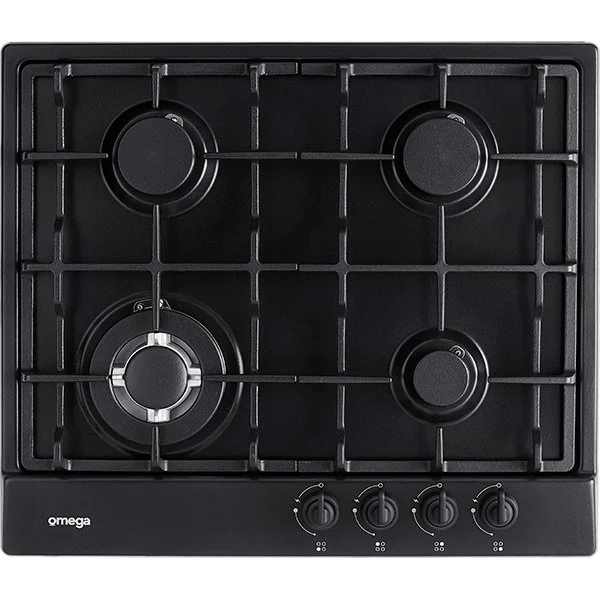 60cm 4 Burner Gas Cooktop OCG64FFETGG — Omega Appliances