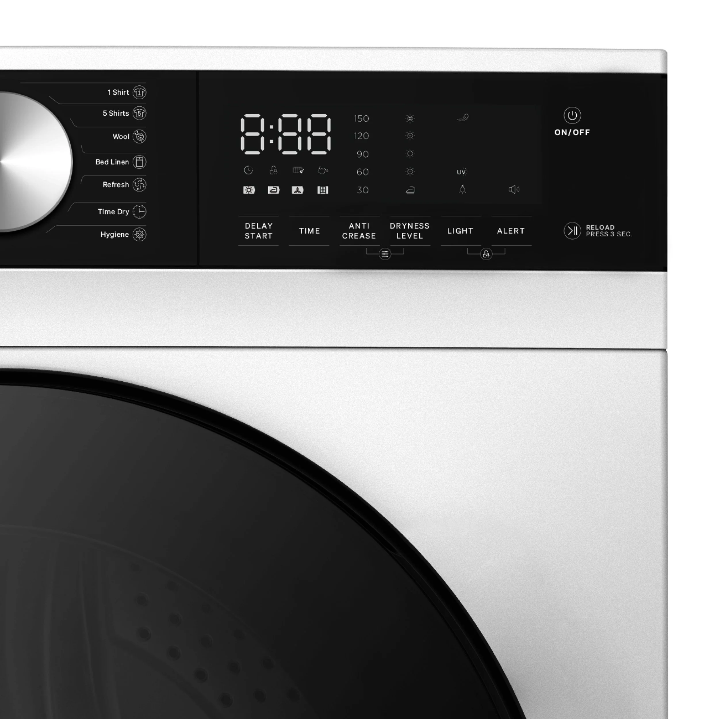 8kg Heat Pump Clothes Dryer OHPD800W — Omega Appliances